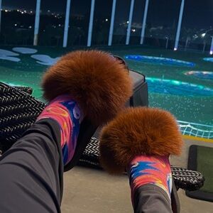 Brand New FUR slippers